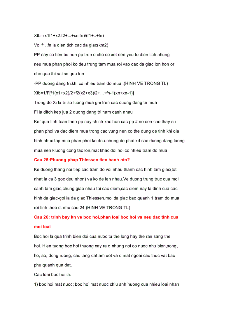 image for page Đề cương ôn tập môn thủy văn