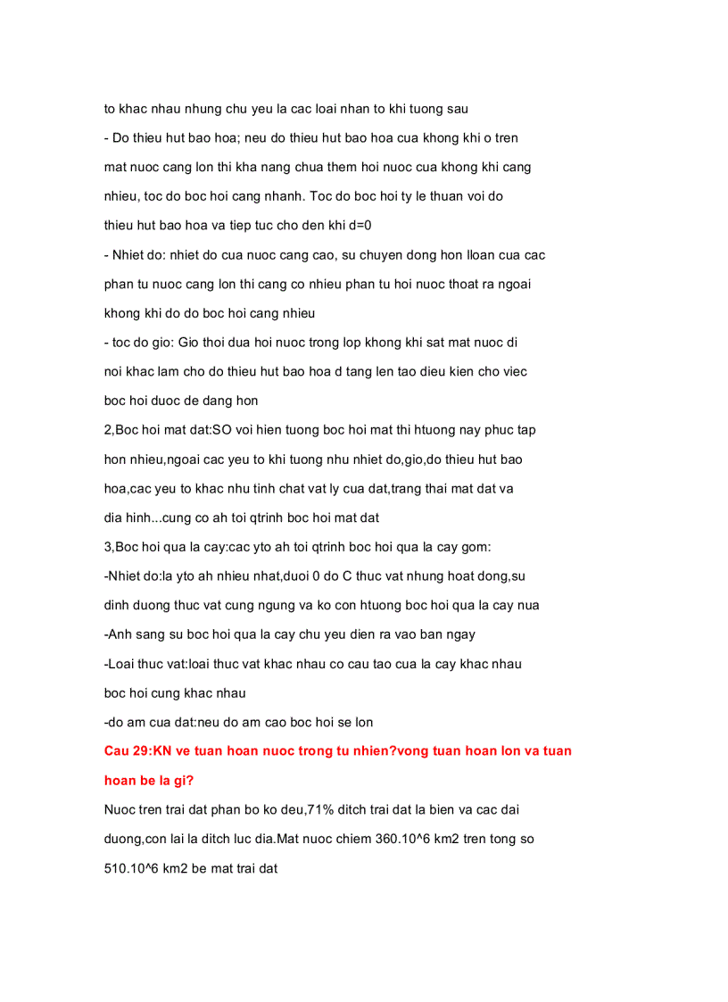 image for page Đề cương ôn tập môn thủy văn