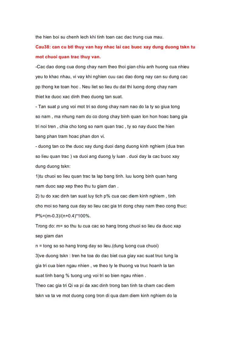 image for page Đề cương ôn tập môn thủy văn