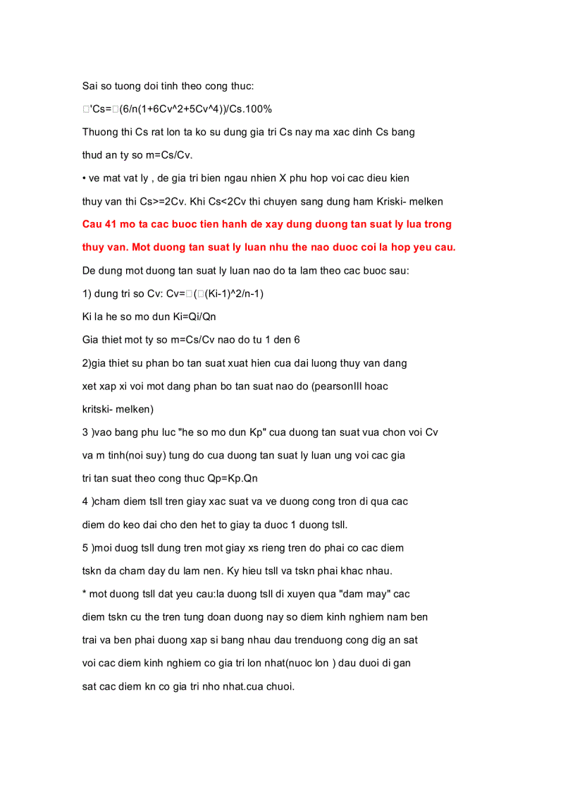 image for page Đề cương ôn tập môn thủy văn