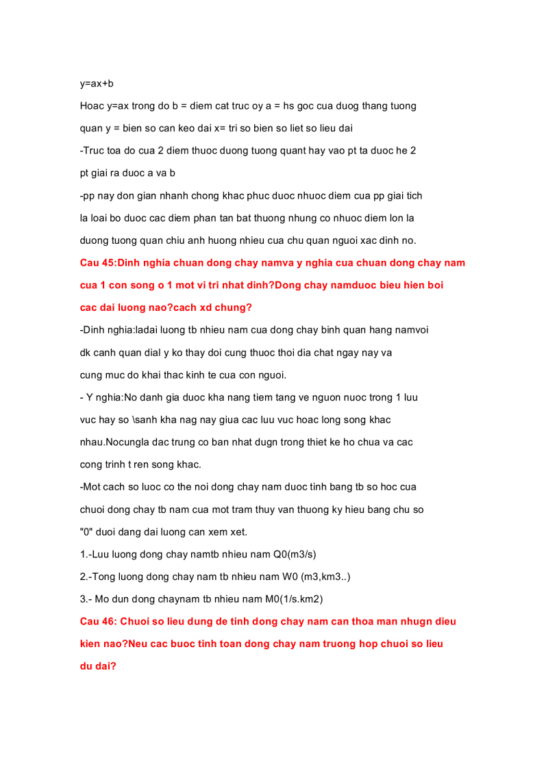 image for page Đề cương ôn tập môn thủy văn