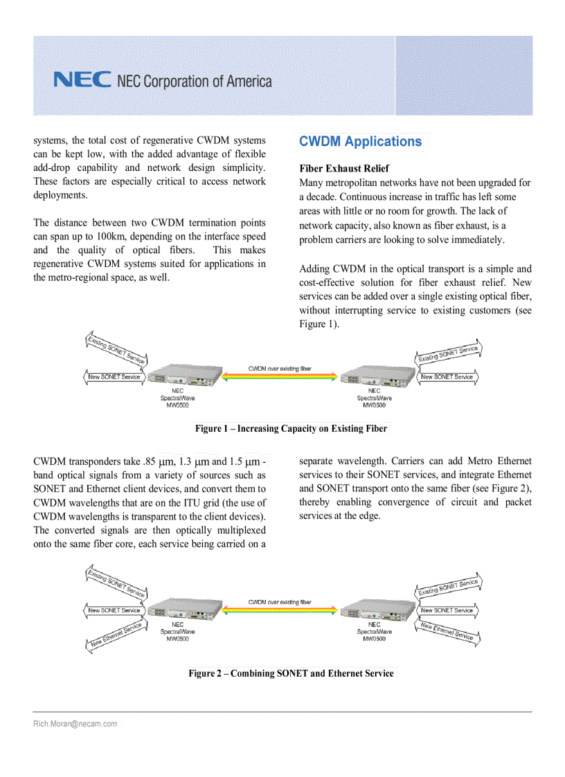 image for page Cwdm technology applications and operations white paper