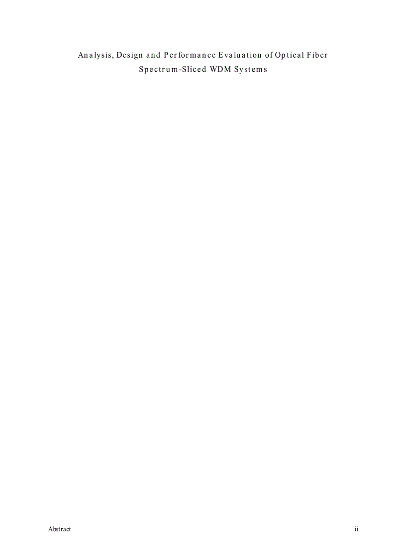 image for page Analysis Design and Performance Evaluation of Optical Fiber