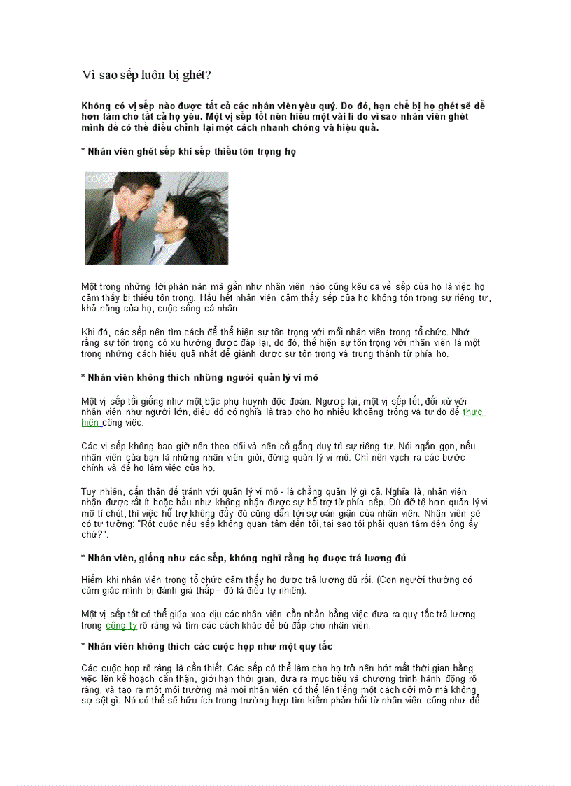 image for page Vì sao sếp luôn bị ghét