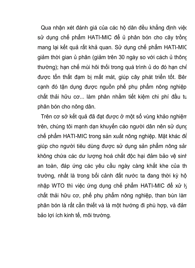 image for page Chế phẩm sinh học xử lý chất thải hữu cơ làm phân bón trong sản xuất