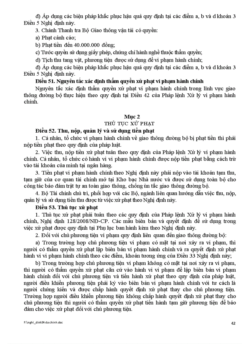 image for page Nghị định xử phạt vi phạm hành chính trên lĩnh vực giao thông đường bộ