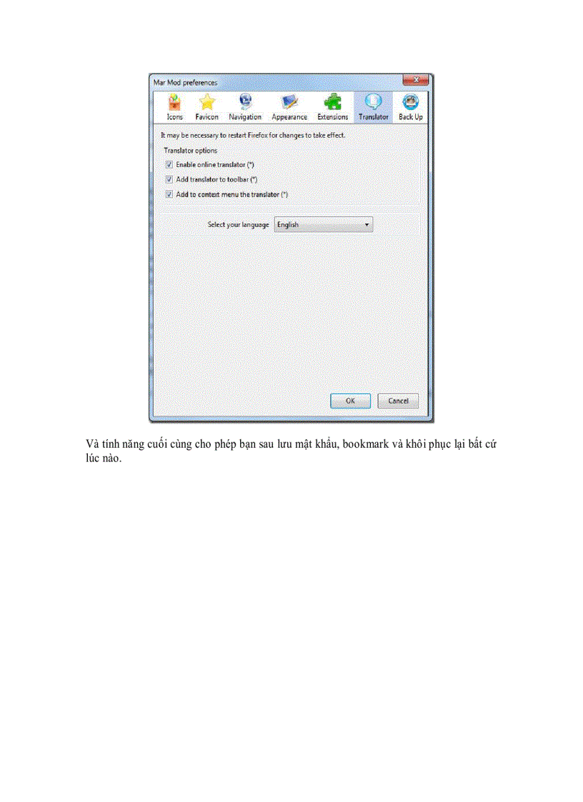 image for page Mar Mod Tăng cường sức mạnh cho Firefox