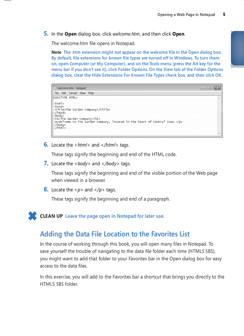 image for page HTML5 Step by Step