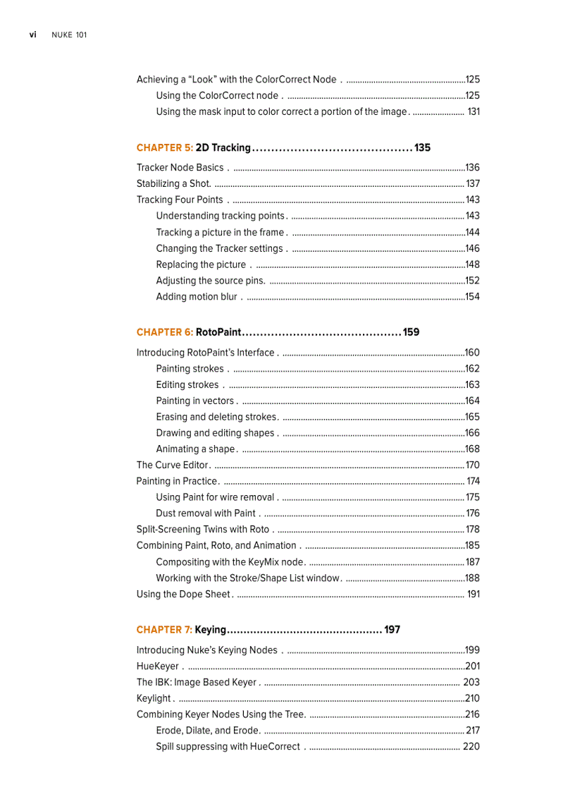 image for page Nuke 101 Professional Compositing and Visual Effects