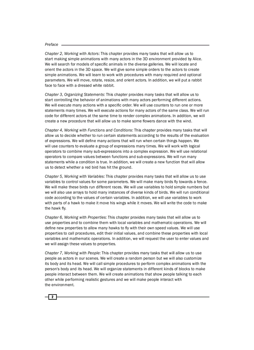 image for page Alice 3 Cookbook