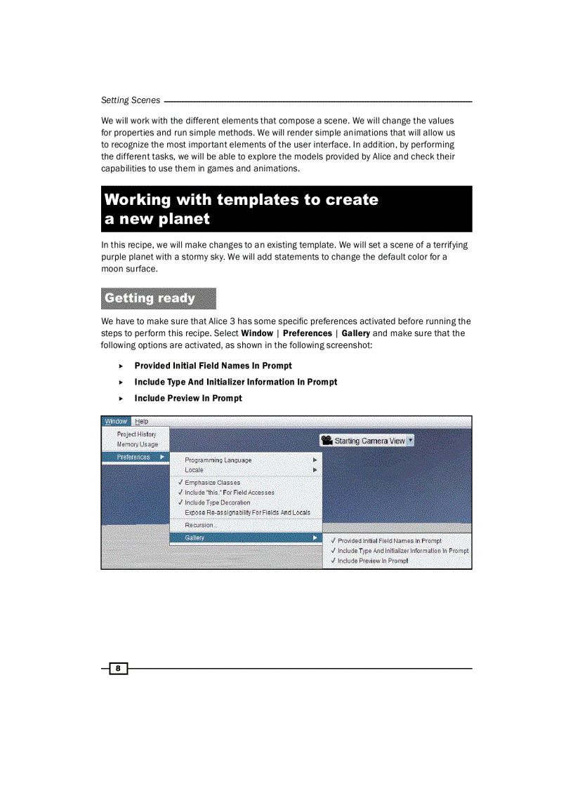 image for page Alice 3 Cookbook