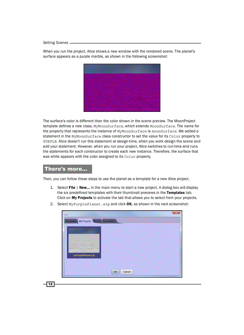 image for page Alice 3 Cookbook