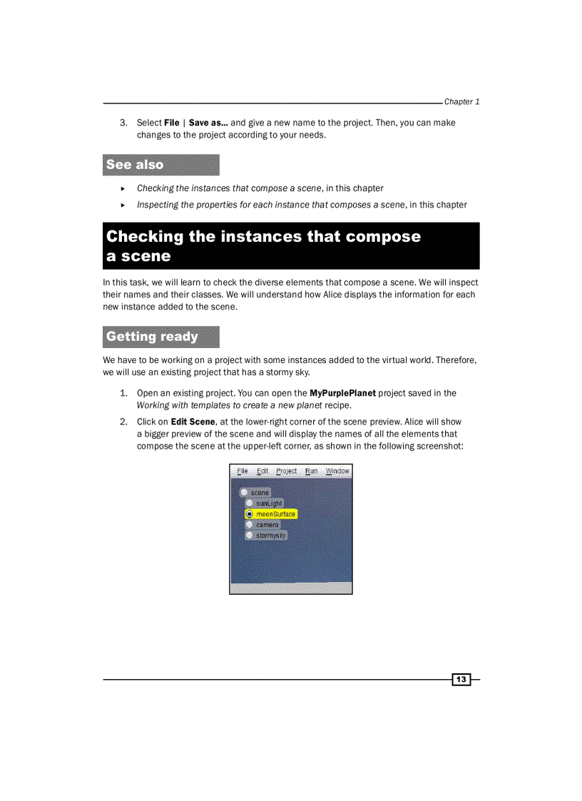 image for page Alice 3 Cookbook