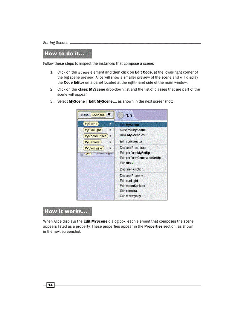 image for page Alice 3 Cookbook