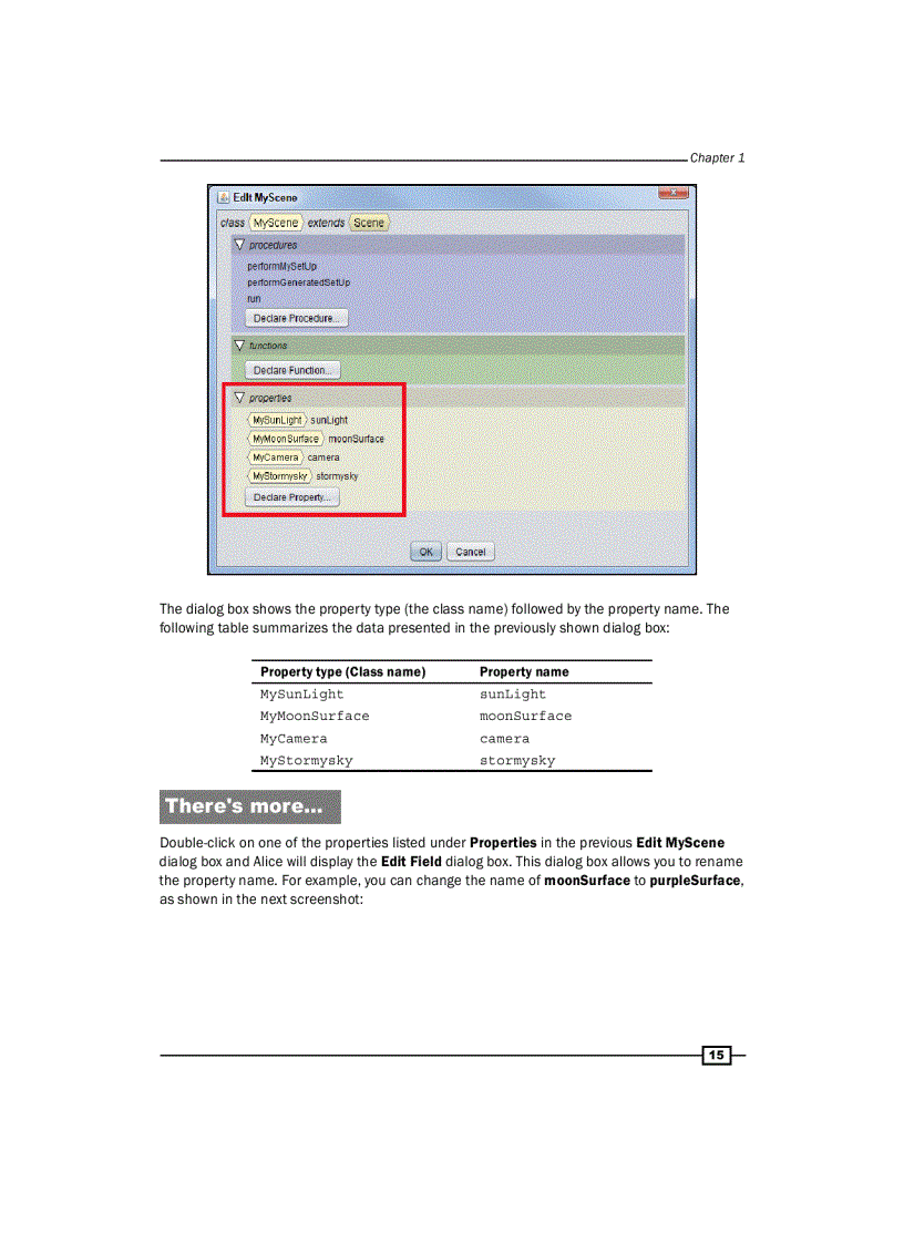 image for page Alice 3 Cookbook