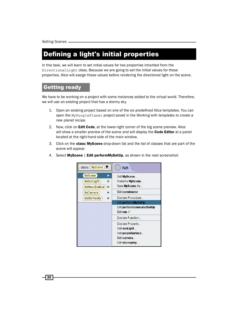 image for page Alice 3 Cookbook