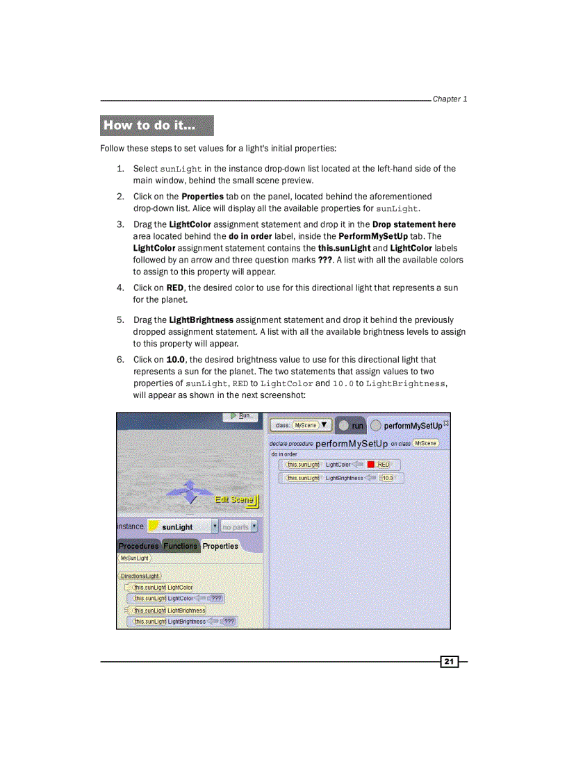 image for page Alice 3 Cookbook
