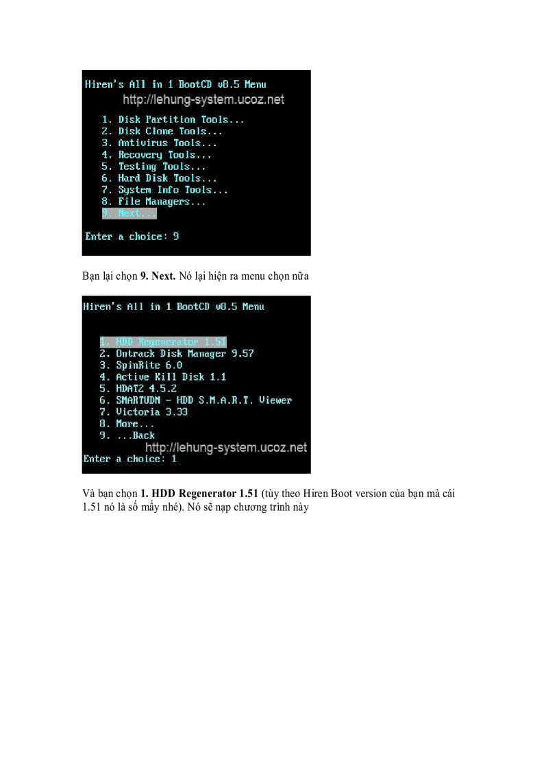 image for page Tổng hợp một số thủ thuật cắt BAD ổ cứng