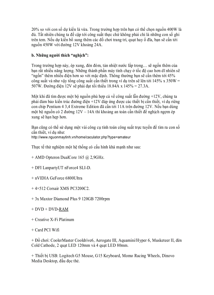 image for page Cách lựa chọn bộ nguồn tốt cho máy tính