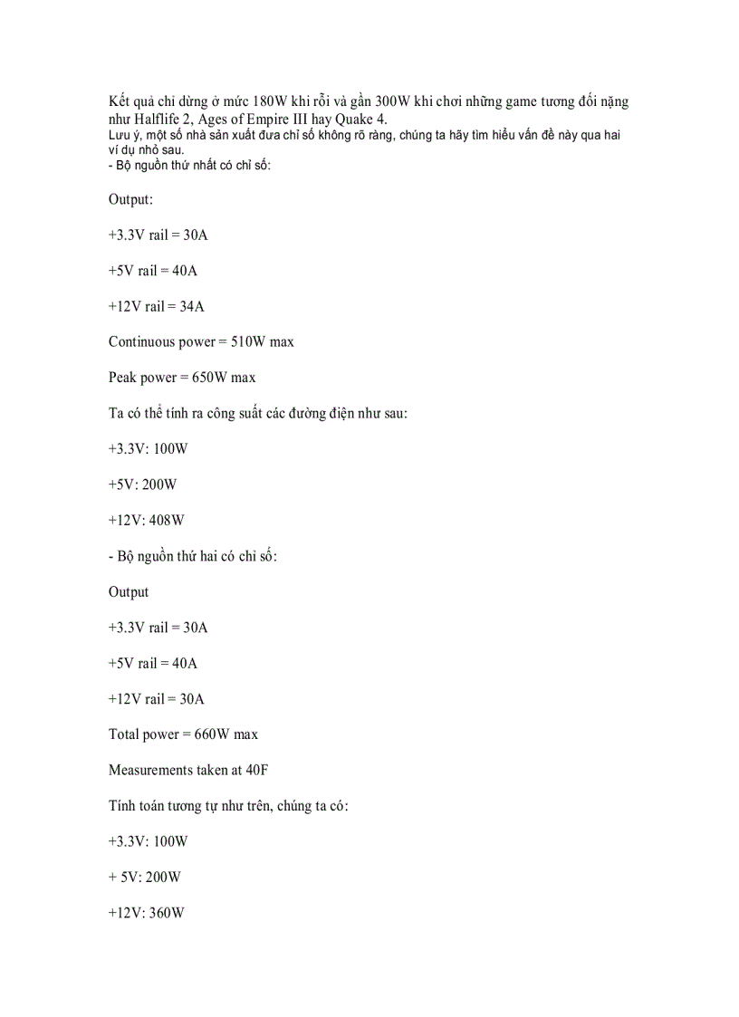 image for page Cách lựa chọn bộ nguồn tốt cho máy tính