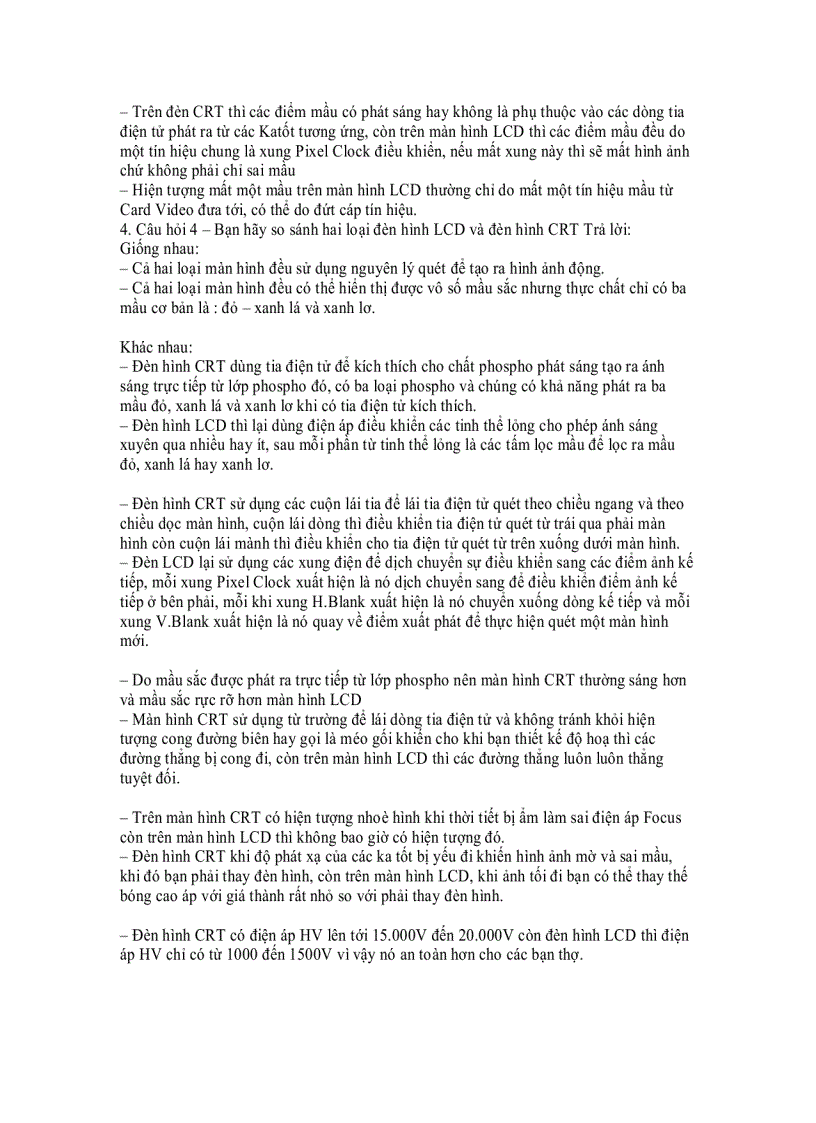 image for page Monitor LCD Panel các hư hỏng thường gặp và cách xử lý
