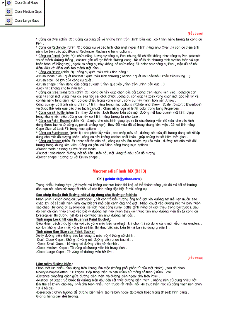 image for page Macromedia Flash MX