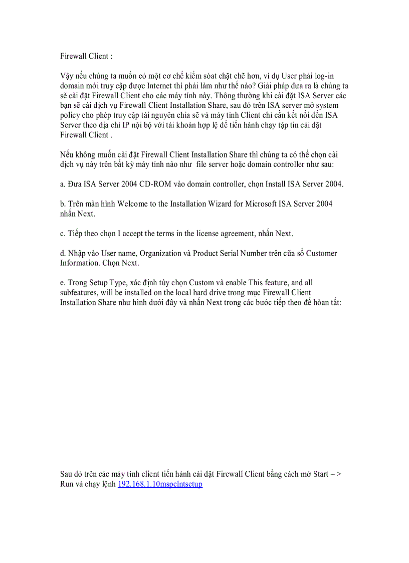 image for page Làm sao để chặn Instant Message trong ISA SERVER 2004