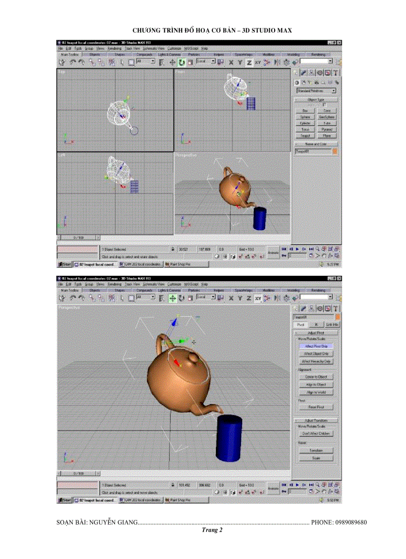 image for page Giáo trình đồ họa 3d studio max