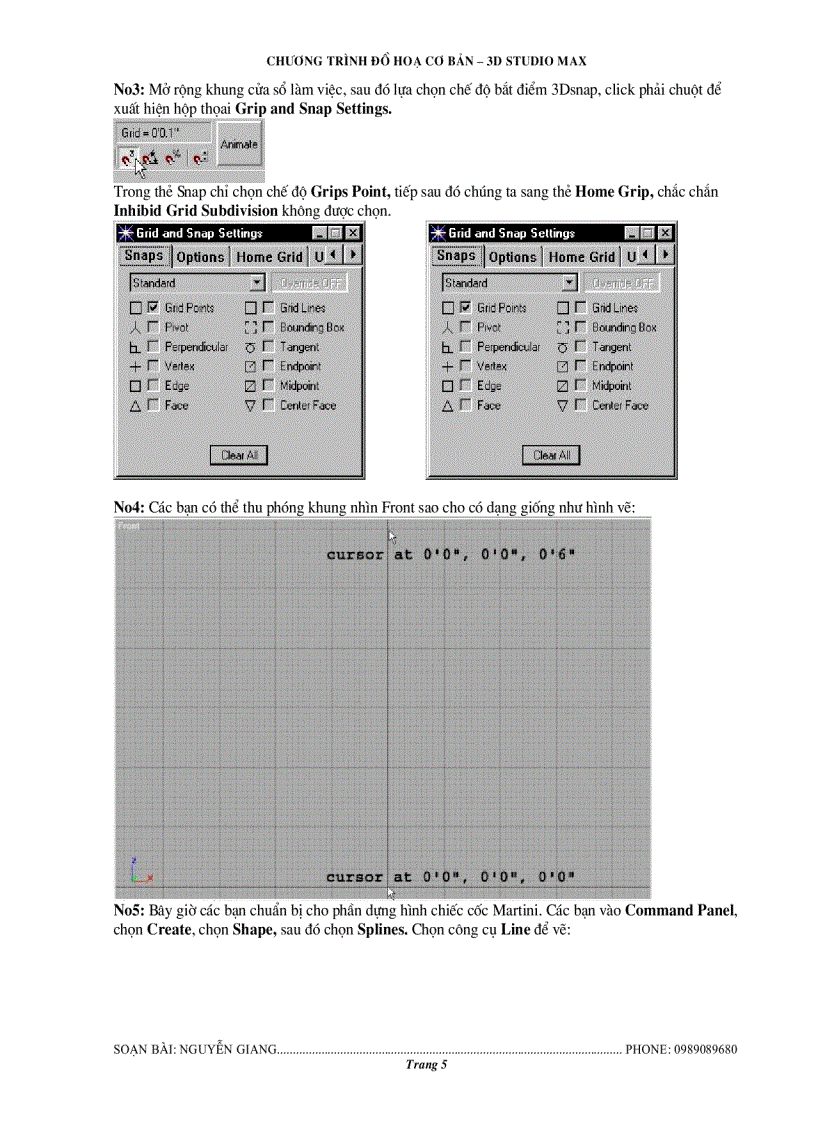 image for page Giáo trình đồ họa 3d studio max