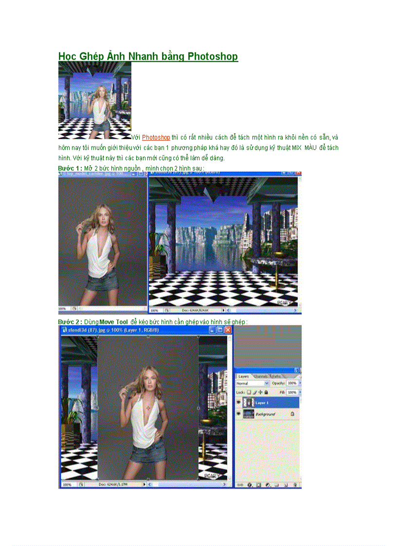 image for page Học Ghép Ảnh Nhanh bằng Photoshop