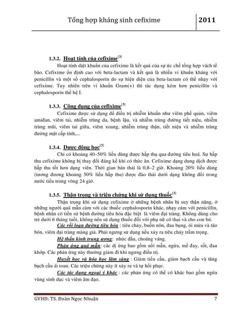 image for page Tổng hợp kháng sinh cefixime