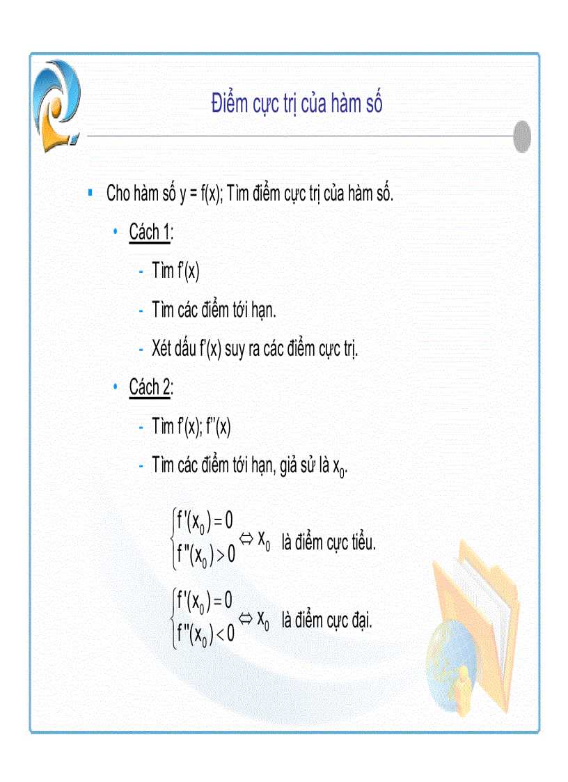 image for page Chuyên đề Điểm cực trị của hàm số thấy Bùi Anh Tuấn