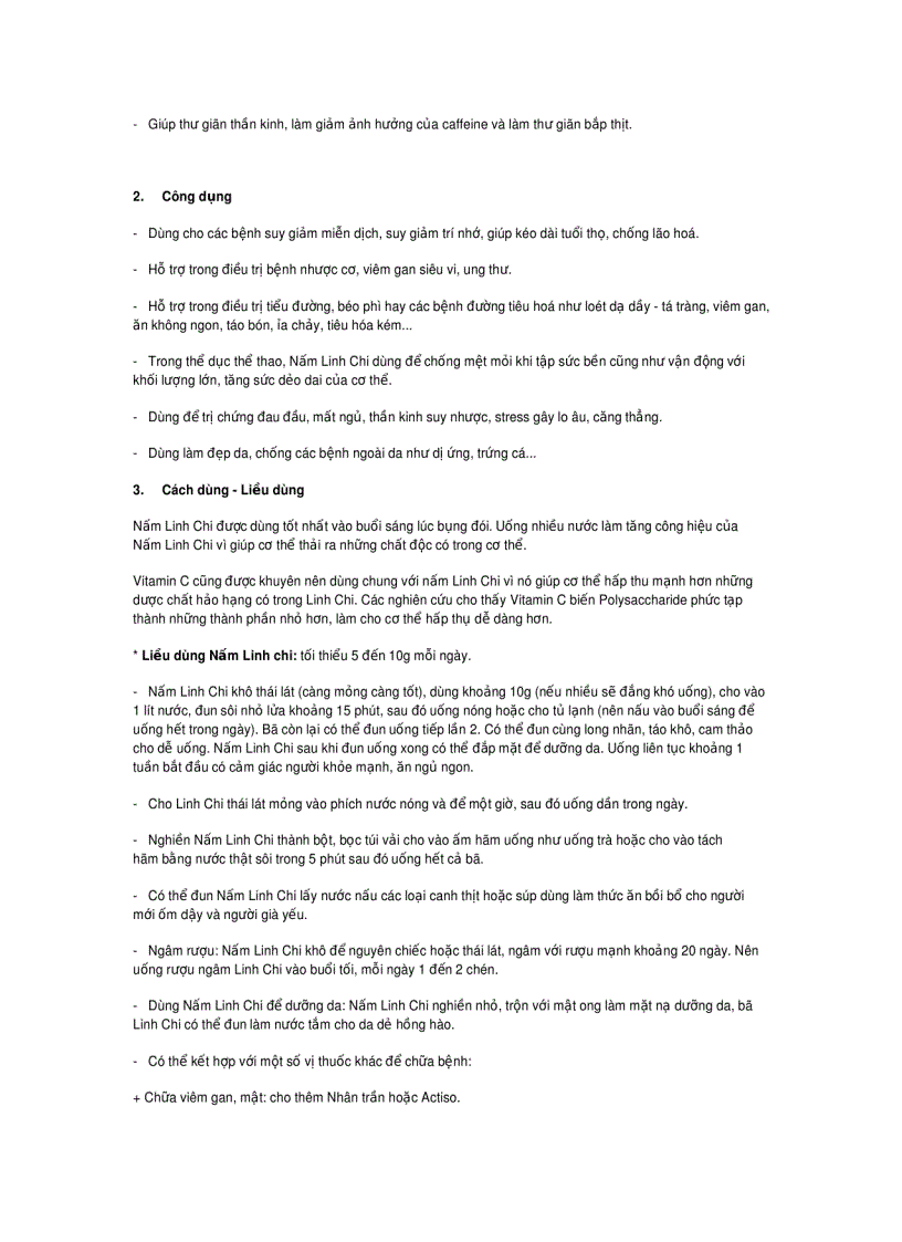 image for page Nấm linh chi công dụng và cách dùng