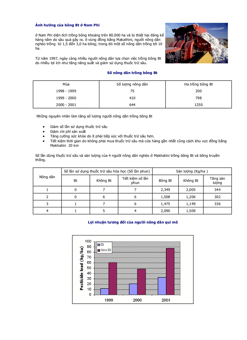 image for page Kiến thức CN sinh học Những lợi ích đã được ghi nhận của cây chuyển gen