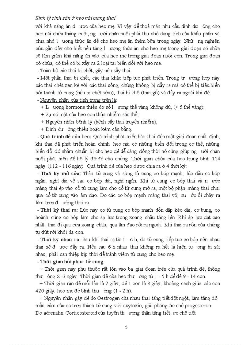 image for page Đề tài Sinh lý sinh sản ở heo nái mang thai và một số bệnh thường gặp trên heo nái