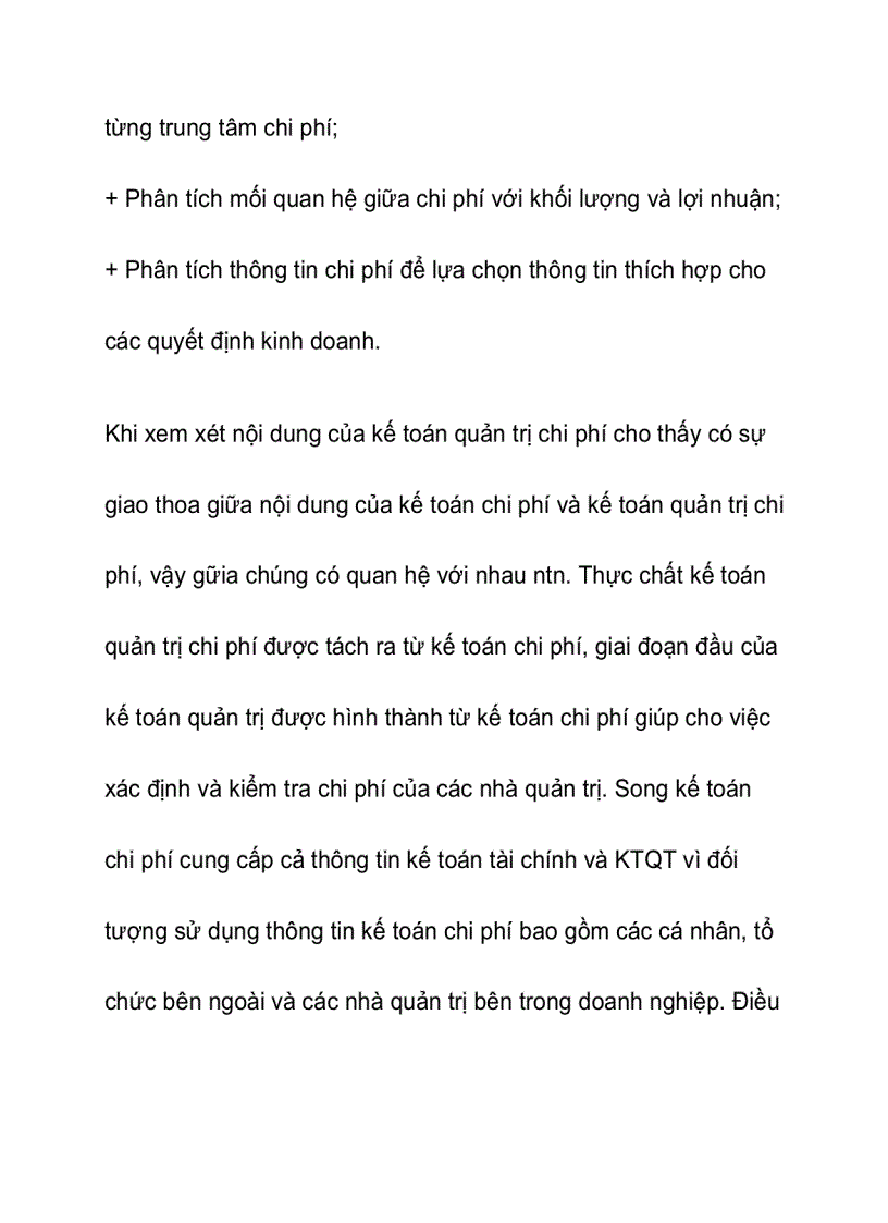 image for page Kế toán quản trị chi phí và ứng dụng của nó trong các doanh nghiệp