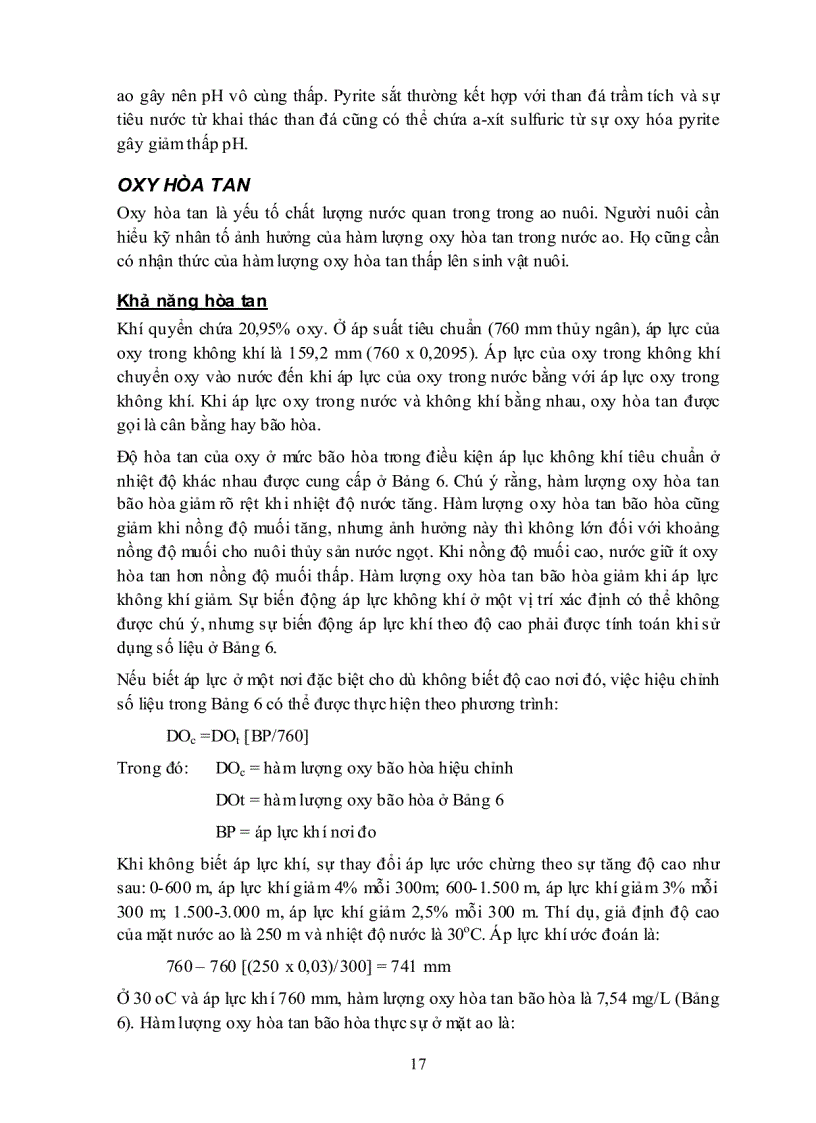 image for page Quản lý chất lượng nước ao nuôi thủy sản