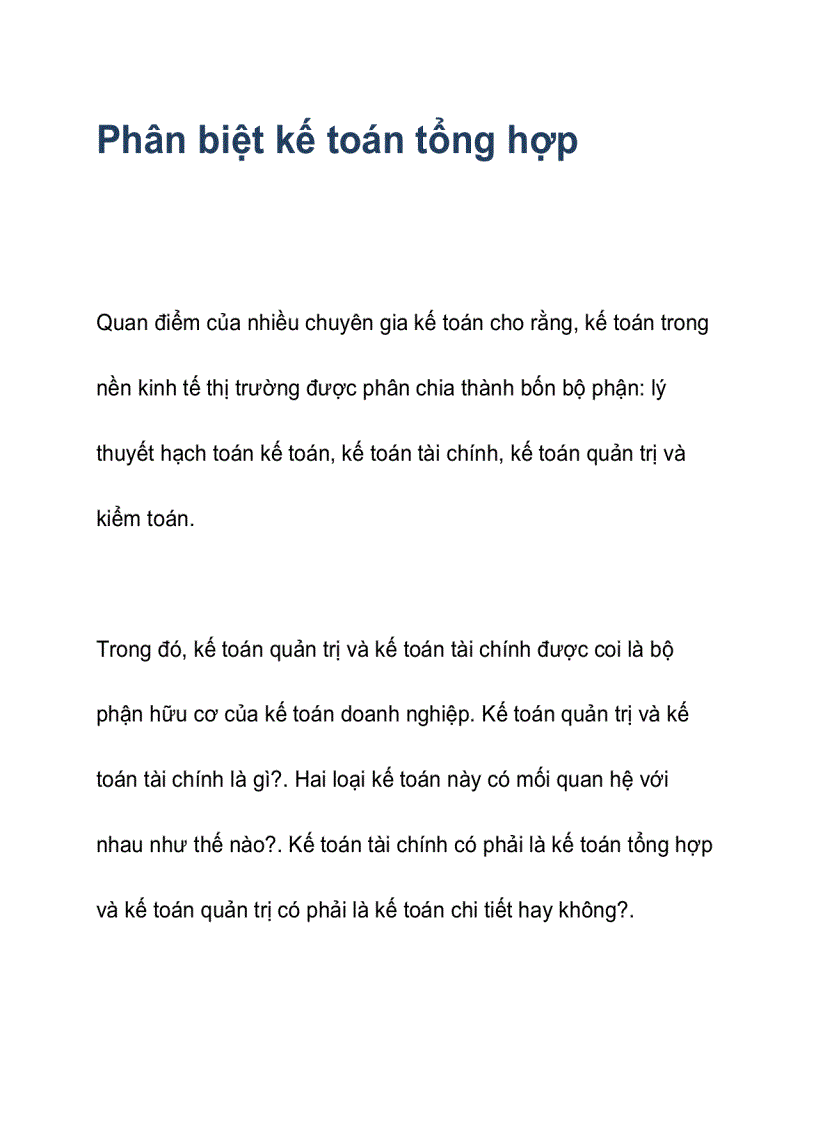image for page Phân biệt kế toán tổng hợp