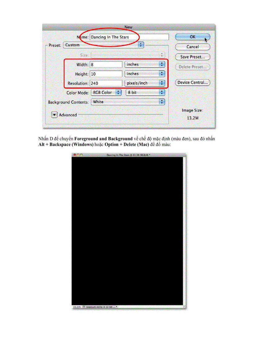 image for page Tạo ra bức ảnh với bầu trời vũ trụ cùng với các vì sao với Photoshop