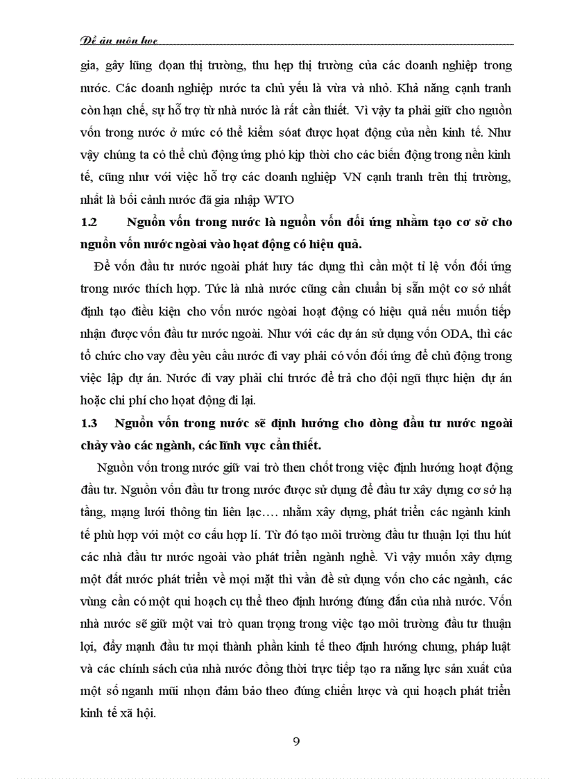 image for page Mối quan hệ qua lại giữa hai nguồn vốn đầu tư