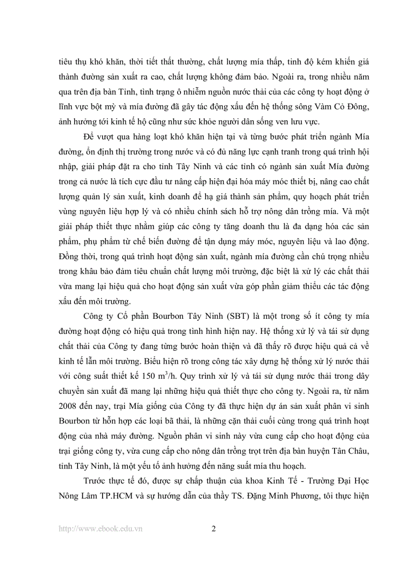 image for page Phân Tích Hiệu Qủa Dự Án Xử Lý Và Tái Sử Dụng Chất Thải Tại Công Ty Cổ Phần Bourbon Tây Ninh