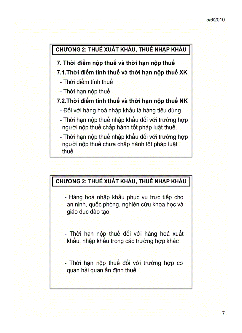 image for page Tóm tắt bài giảng môn thuế