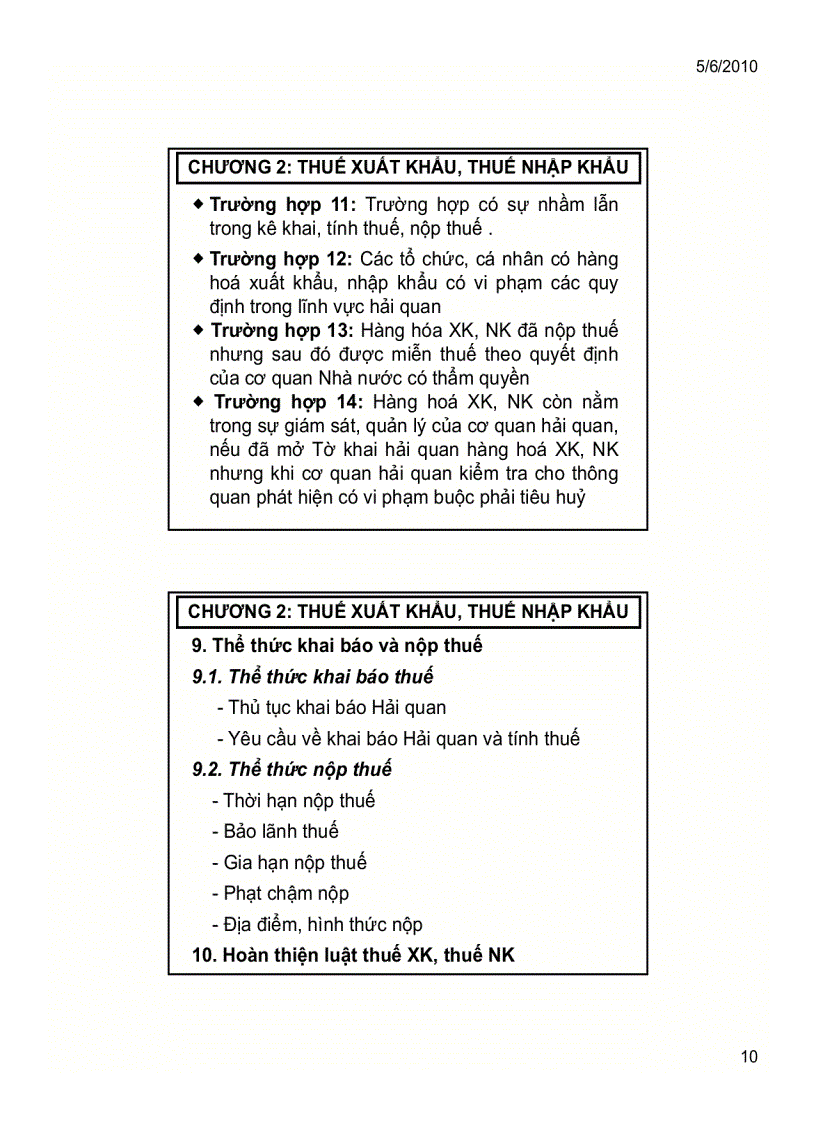 image for page Tóm tắt bài giảng môn thuế