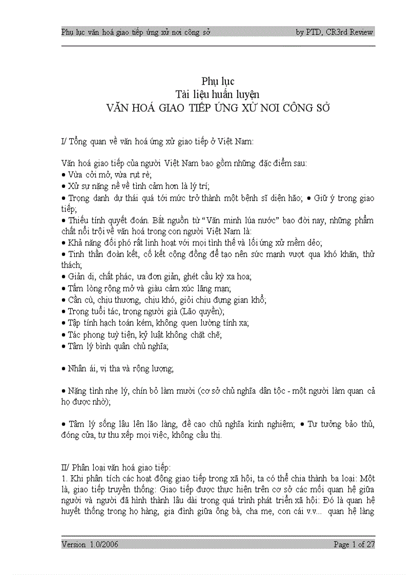 image for page Tài liệu tập huấn Văn hóa giao tiếp nơi công sở