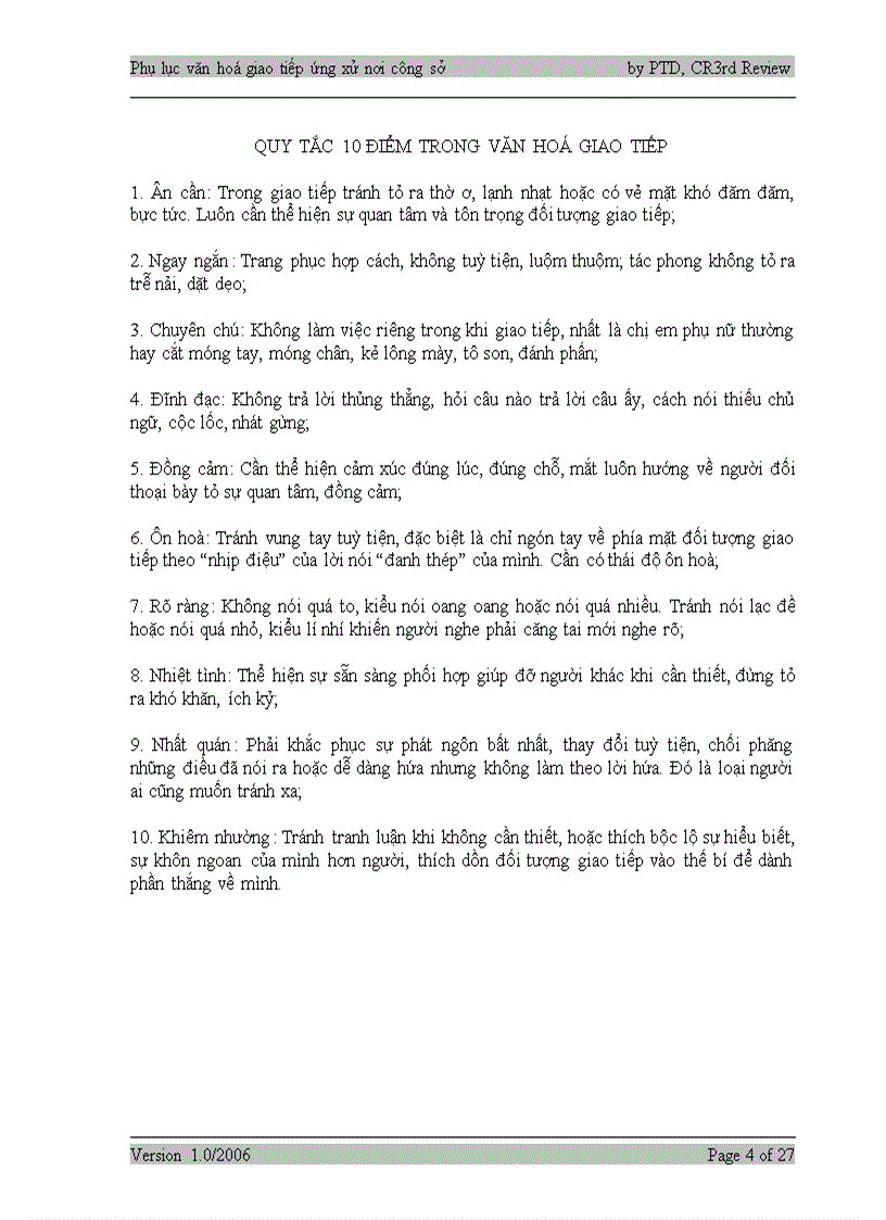 image for page Tài liệu tập huấn Văn hóa giao tiếp nơi công sở