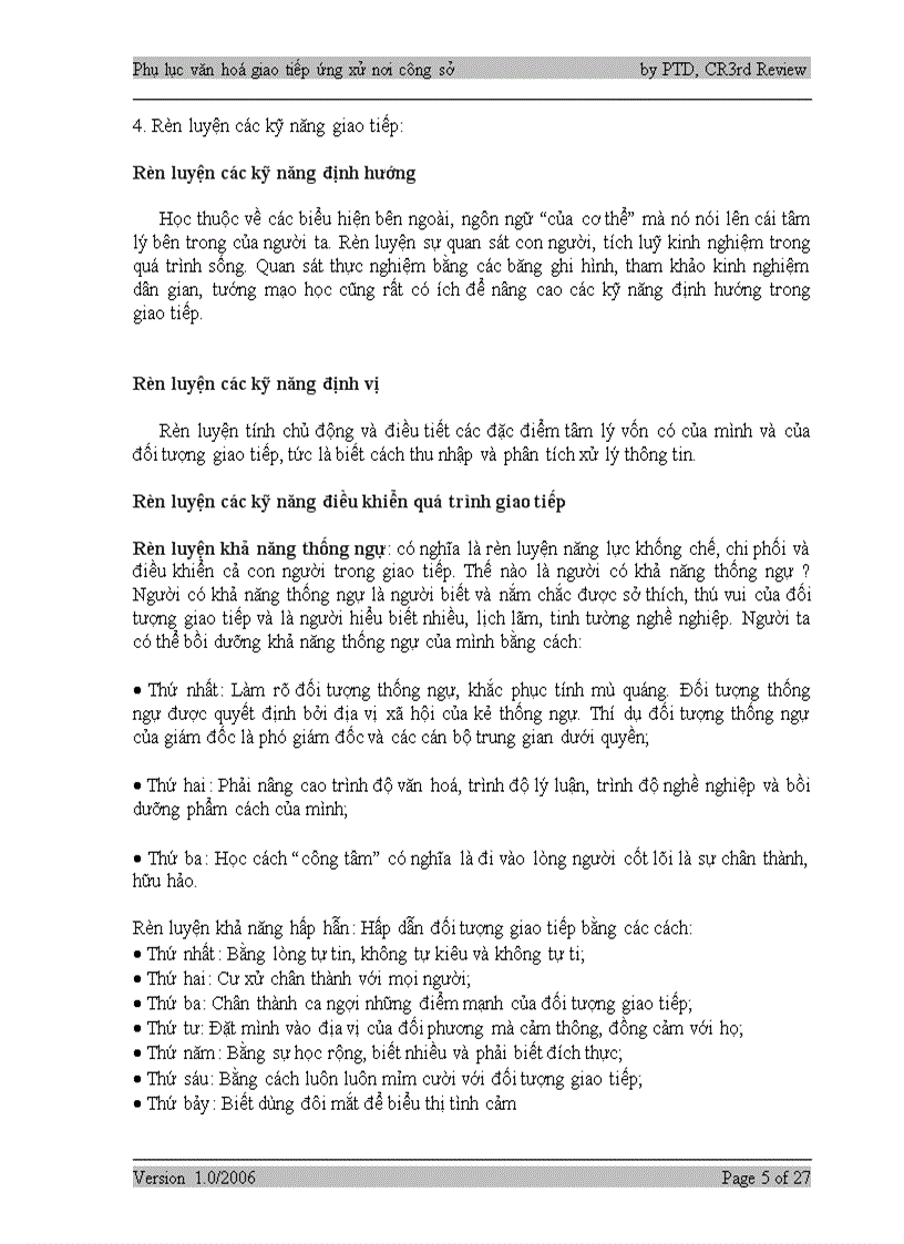 image for page Tài liệu tập huấn Văn hóa giao tiếp nơi công sở