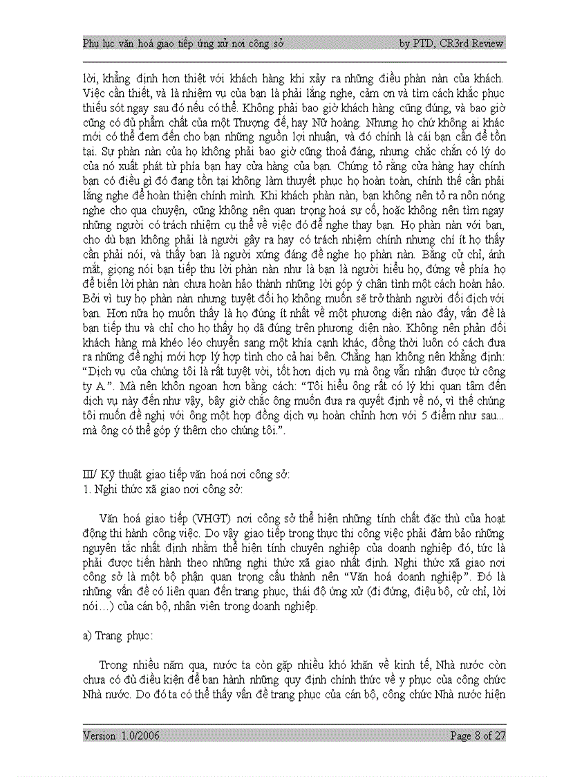 image for page Tài liệu tập huấn Văn hóa giao tiếp nơi công sở