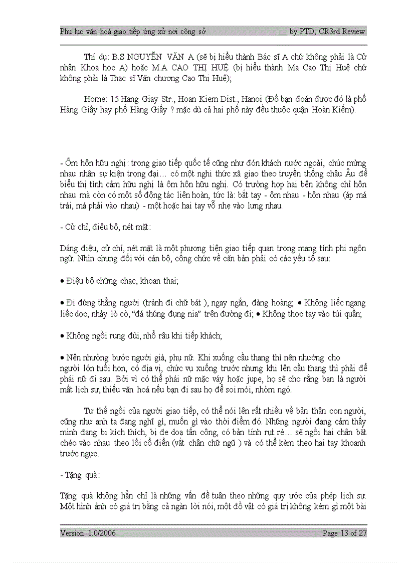 image for page Tài liệu tập huấn Văn hóa giao tiếp nơi công sở