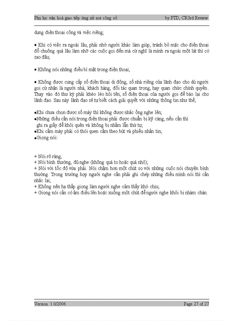 image for page Tài liệu tập huấn Văn hóa giao tiếp nơi công sở