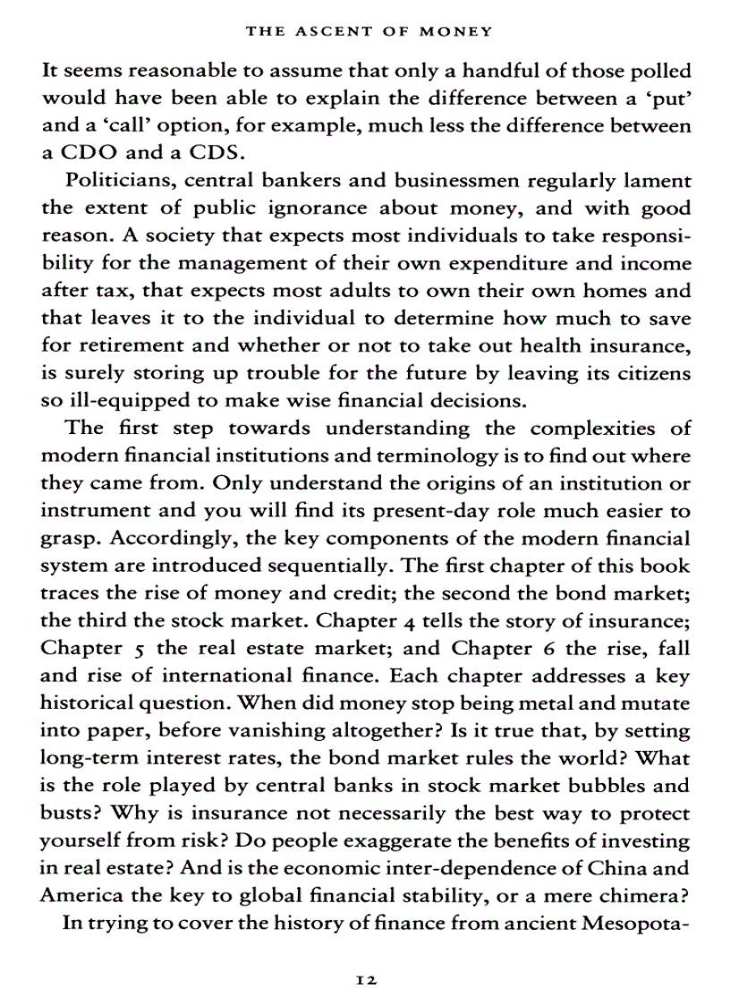 image for page The Ascent of Money Niall Ferguson
